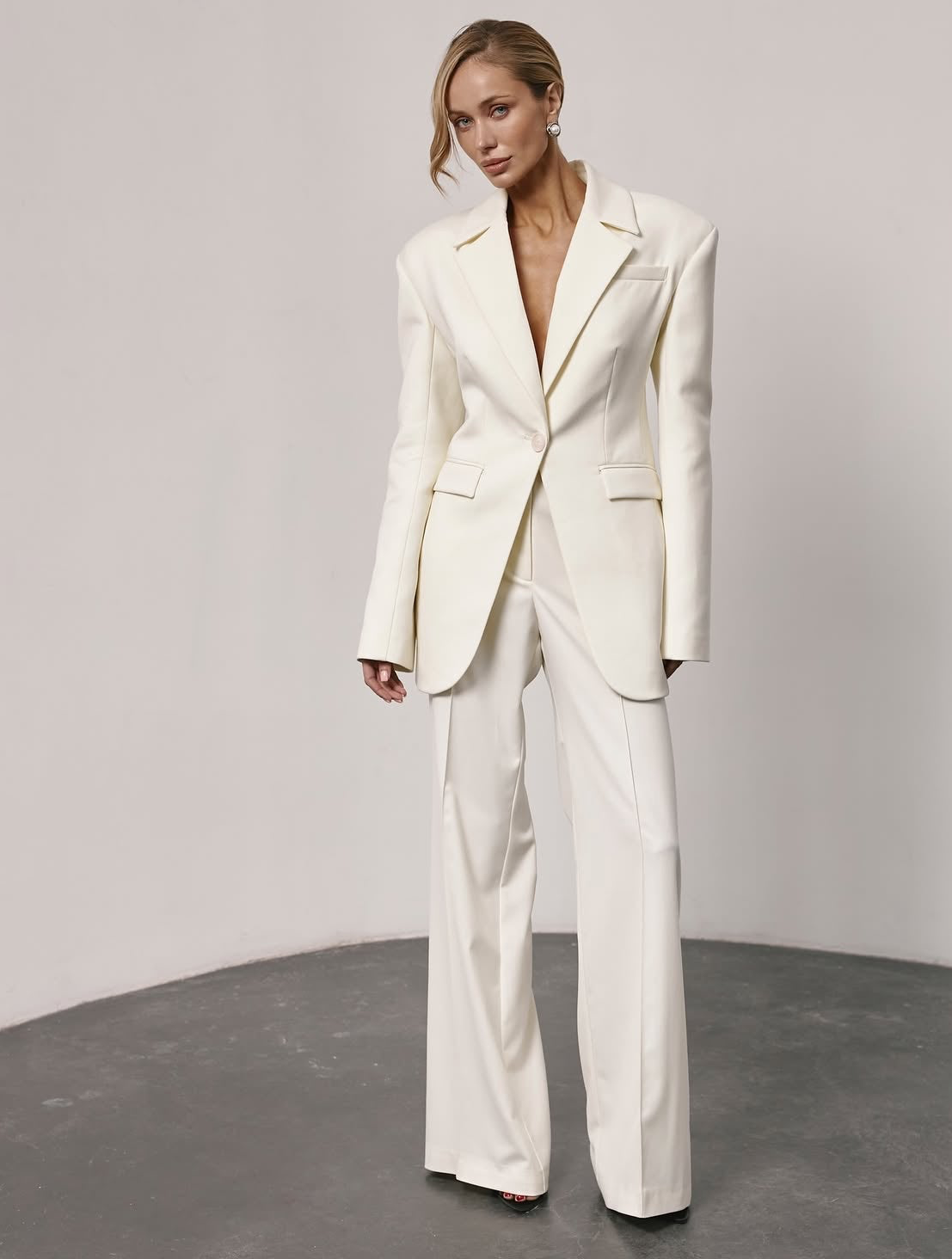 Ensemble tailleur blanc