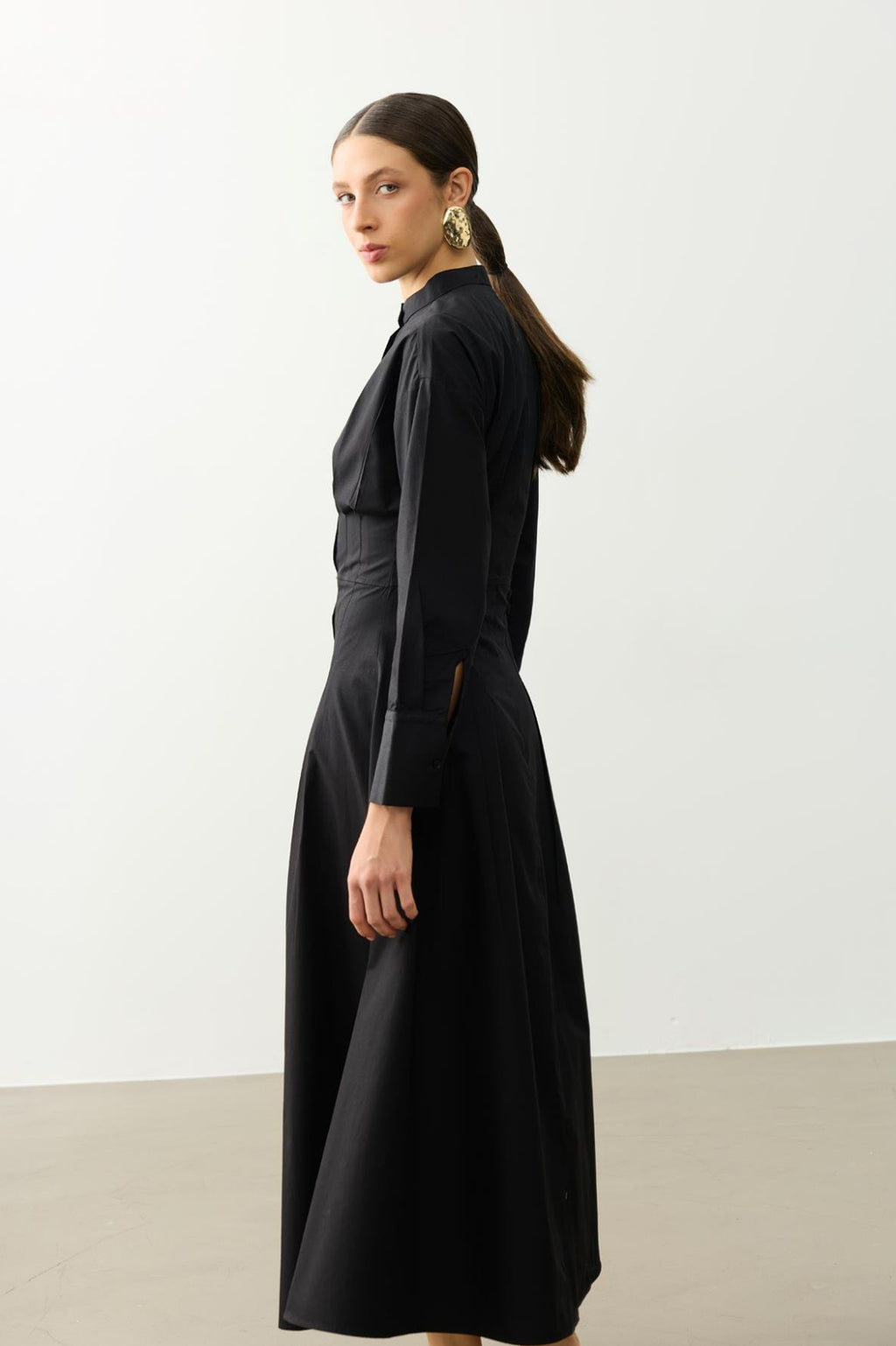 Robe longue cintré
