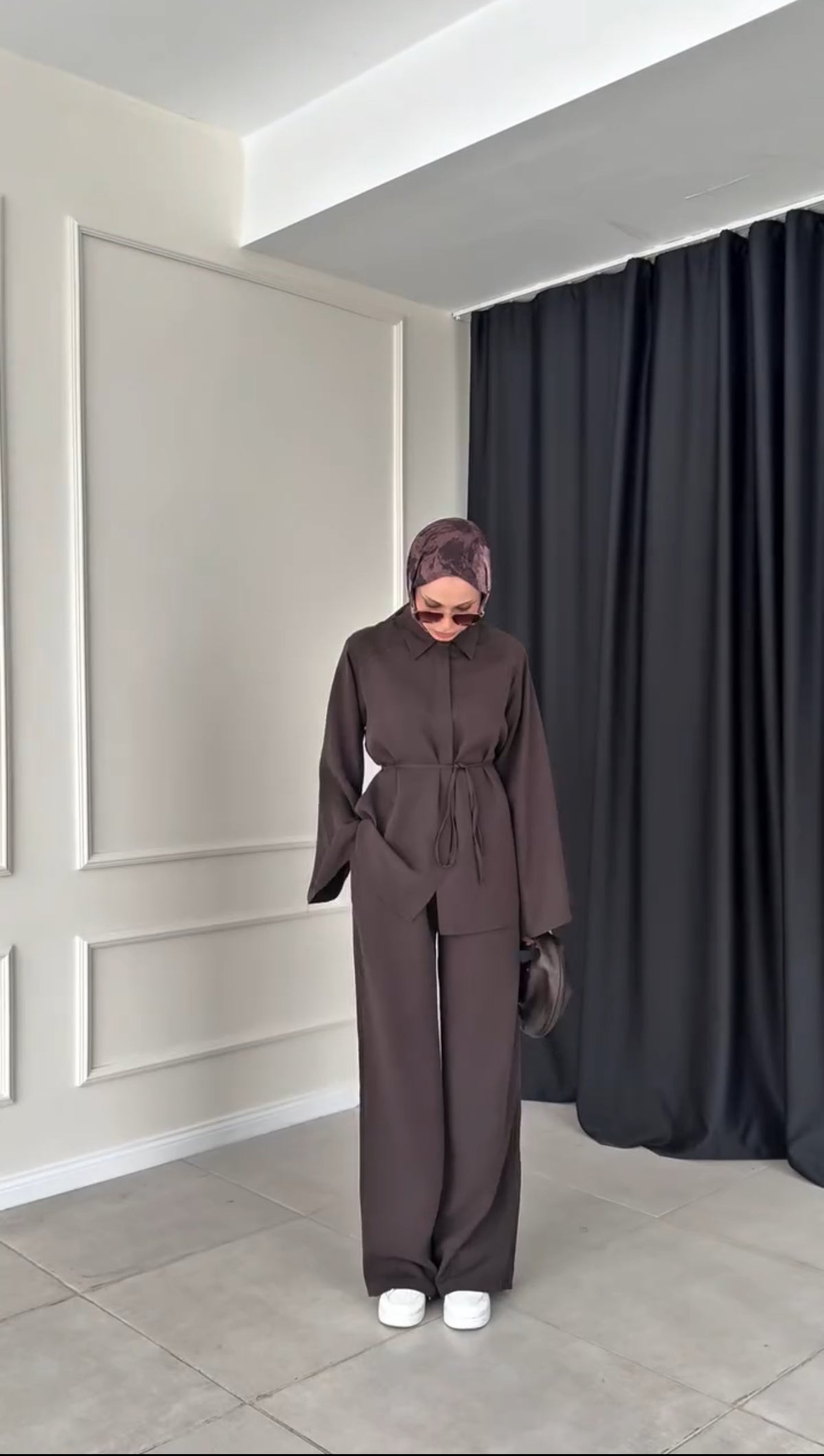 Ensemble chemise et pantalon large