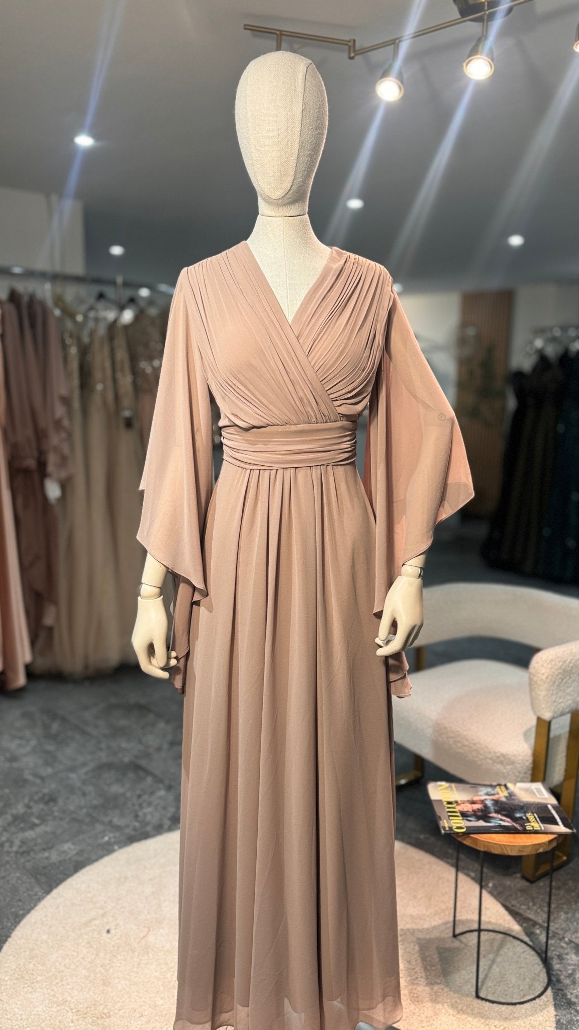 Robe cache cœur fluide – robe élégante | DA DRESSES
