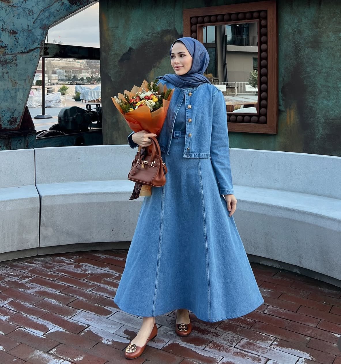 Robe en jean – robe élégante | DA DRESSES