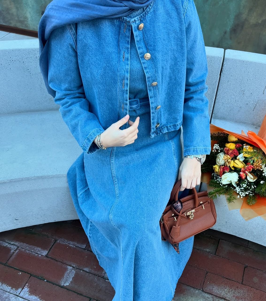 Robe en jean – robe élégante | DA DRESSES