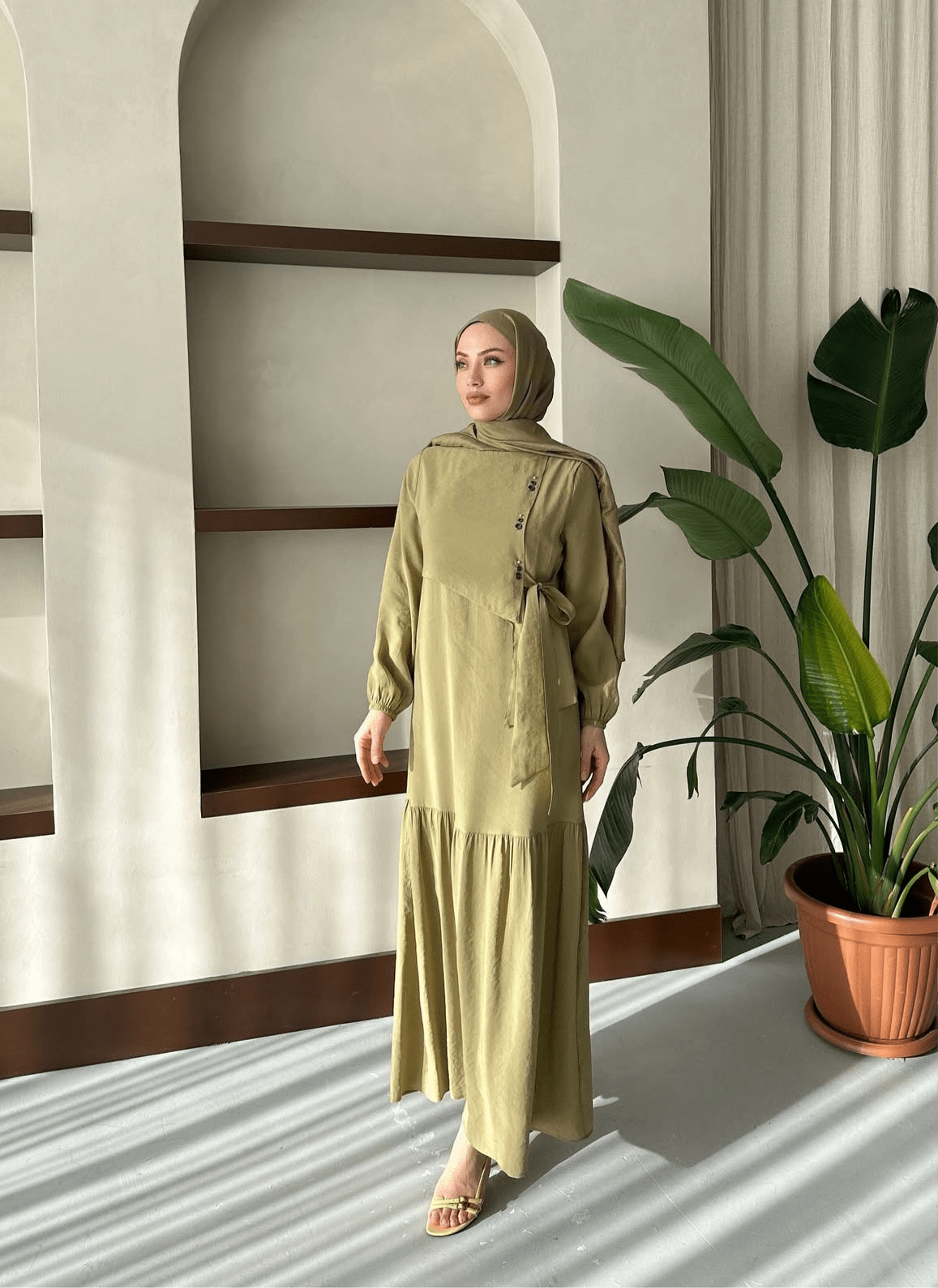 Robe fluide bleu marine – robe élégante | DA DRESSES