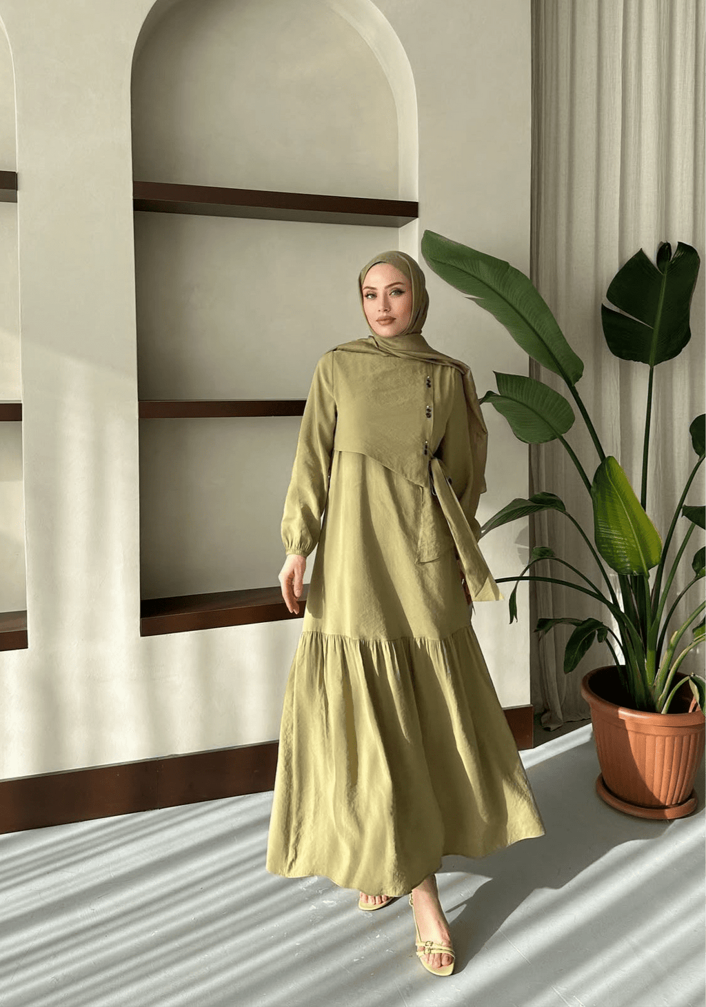 Robe fluide bleu marine – robe élégante | DA DRESSES