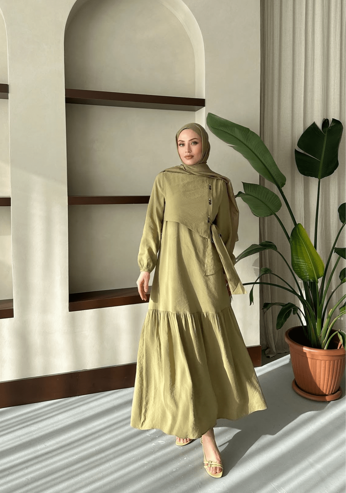 Robe fluide bleu marine – robe élégante | DA DRESSES
