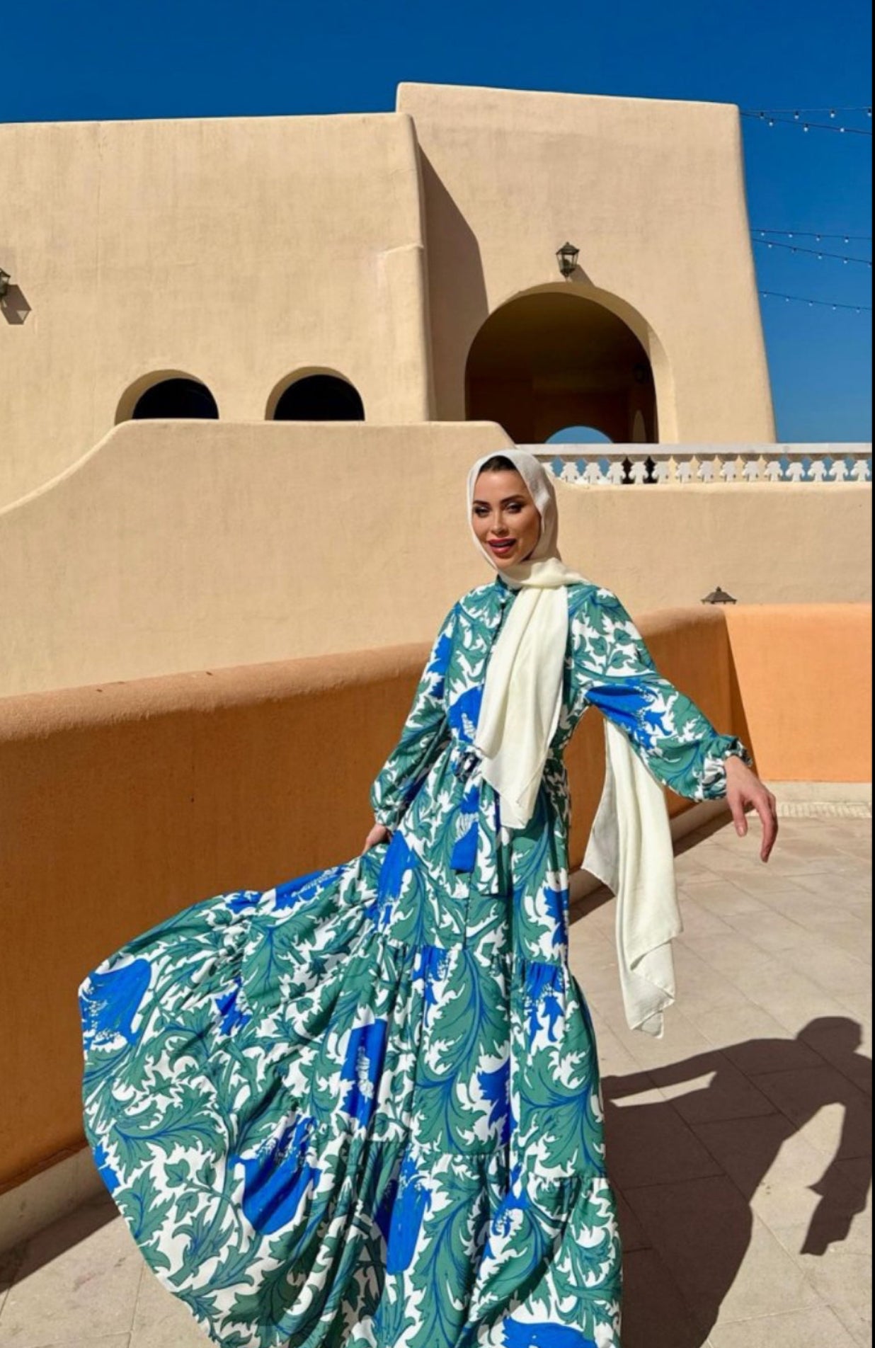 Robe longue à imprimer – robe élégante | DA DRESSES
