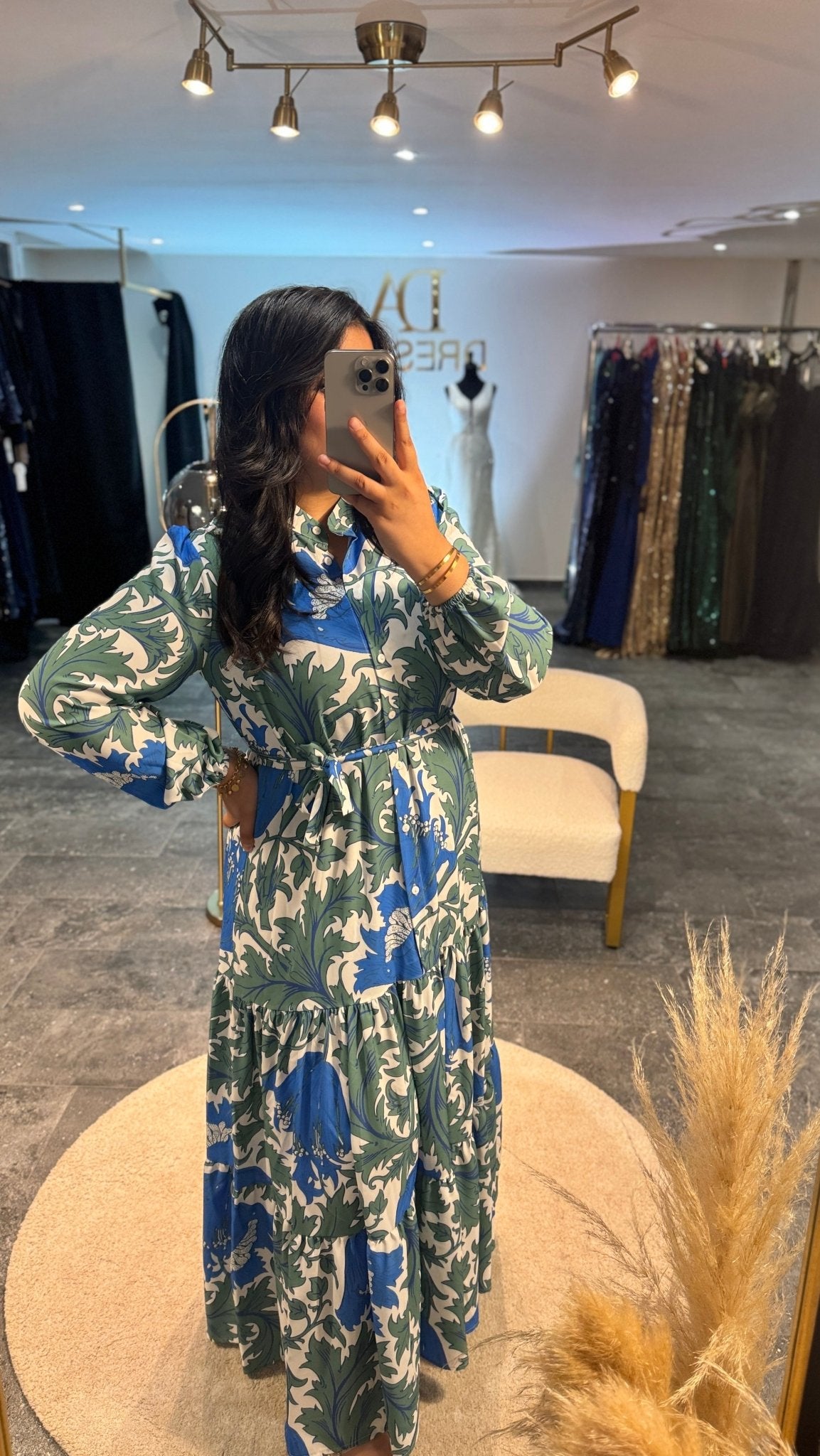 Robe longue à imprimer – robe élégante | DA DRESSES