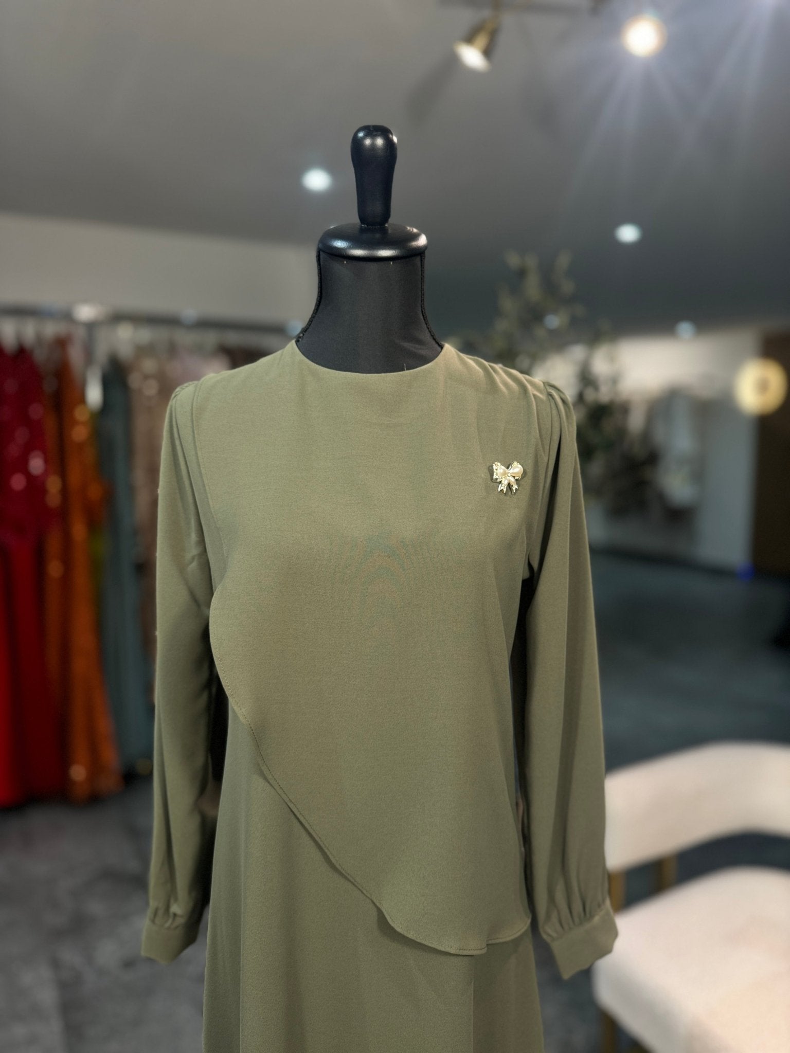 Robe longue fluide – robe élégante | DA DRESSES