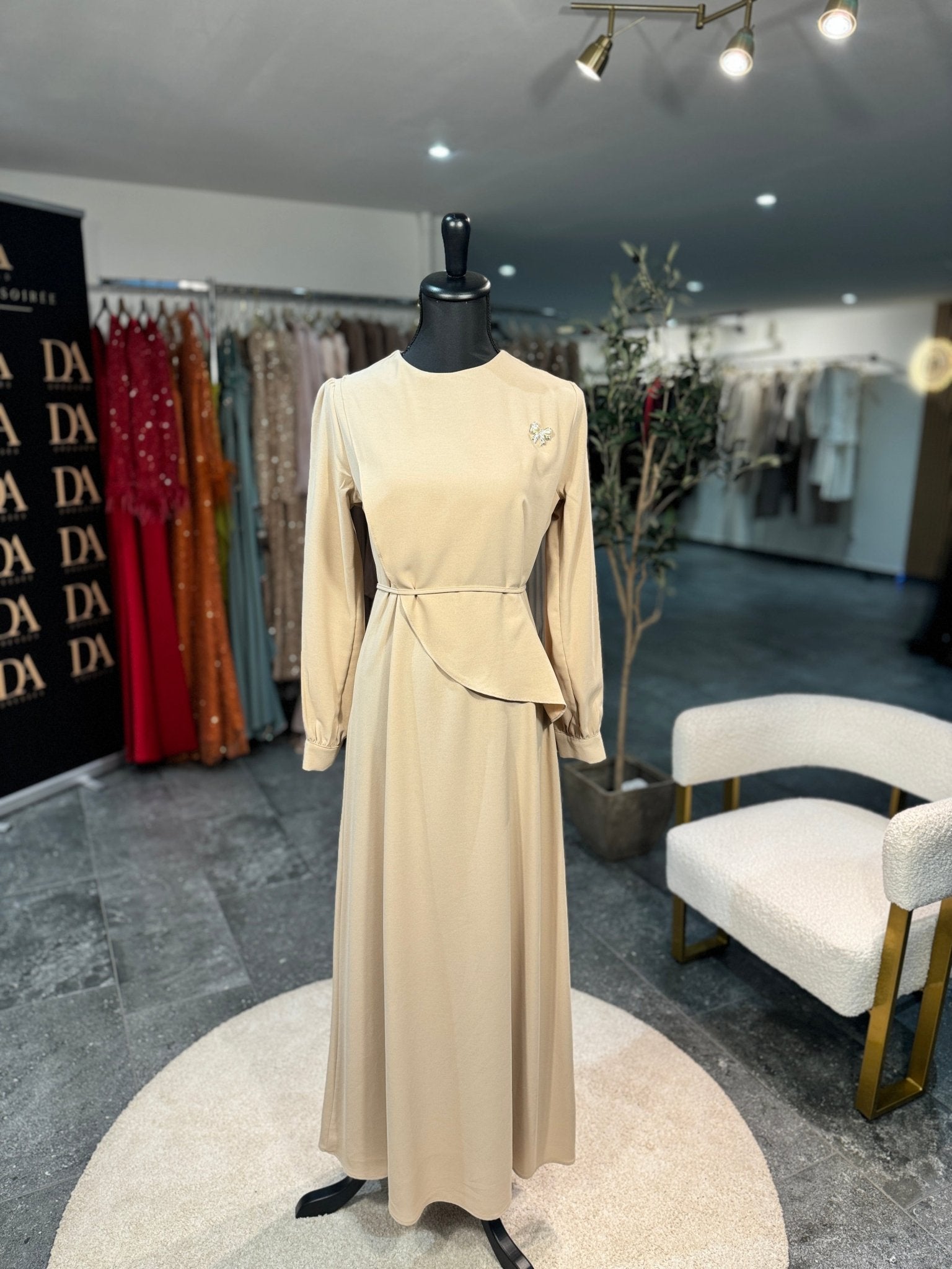 Robe longue fluide – robe élégante | DA DRESSES
