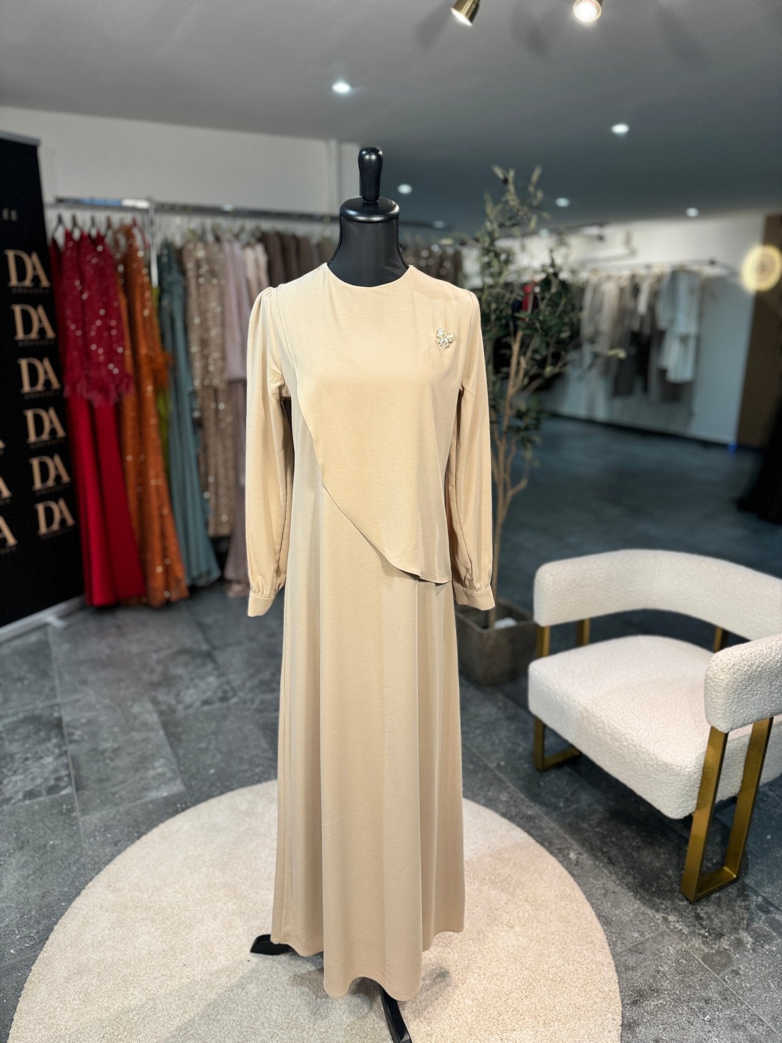Robe longue fluide – robe élégante | DA DRESSES
