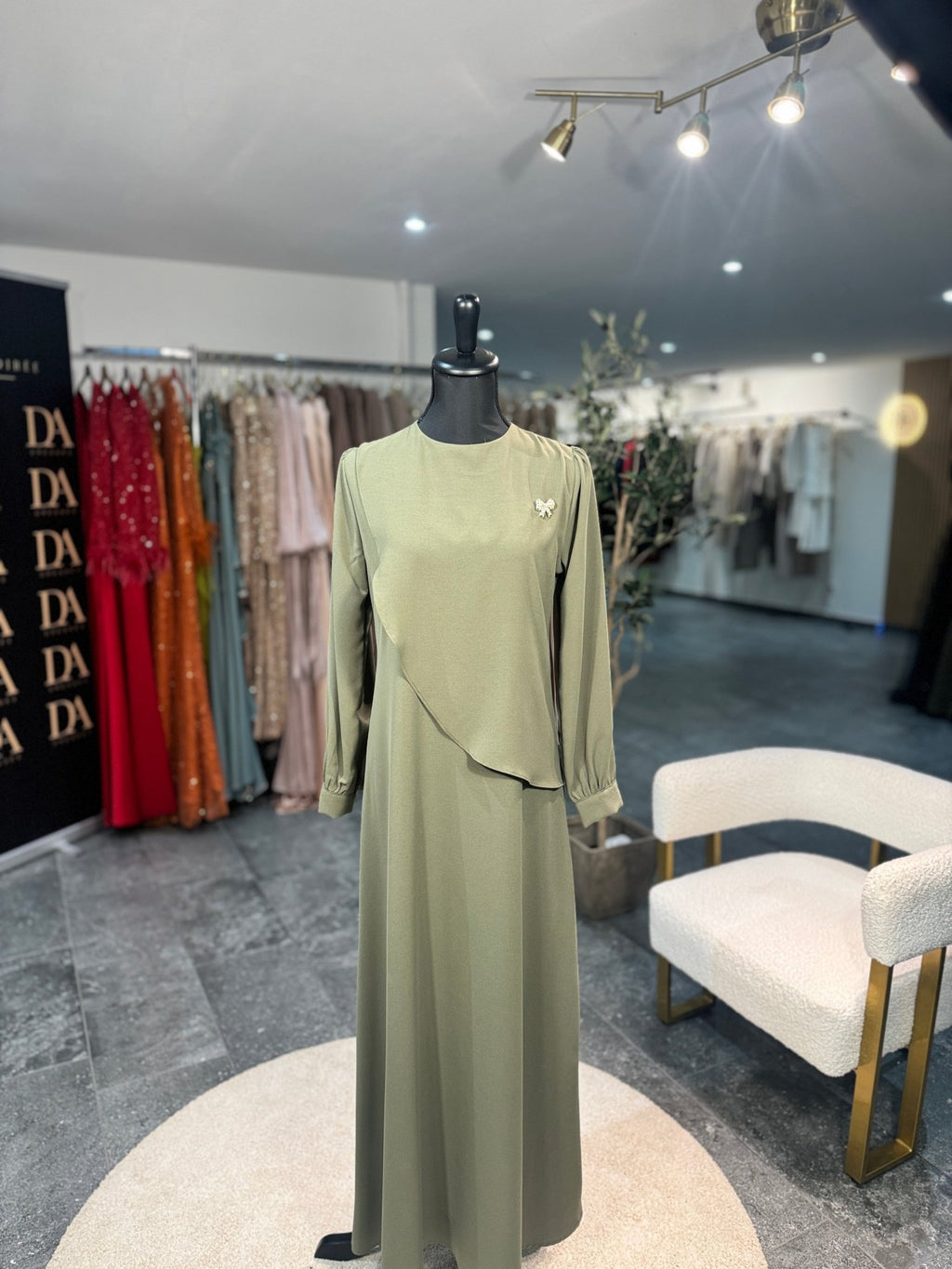 Robe longue fluide – robe élégante | DA DRESSES