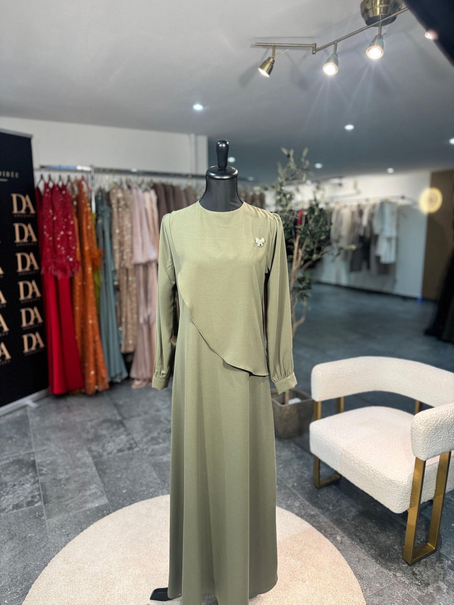 Robe longue fluide – robe élégante | DA DRESSES