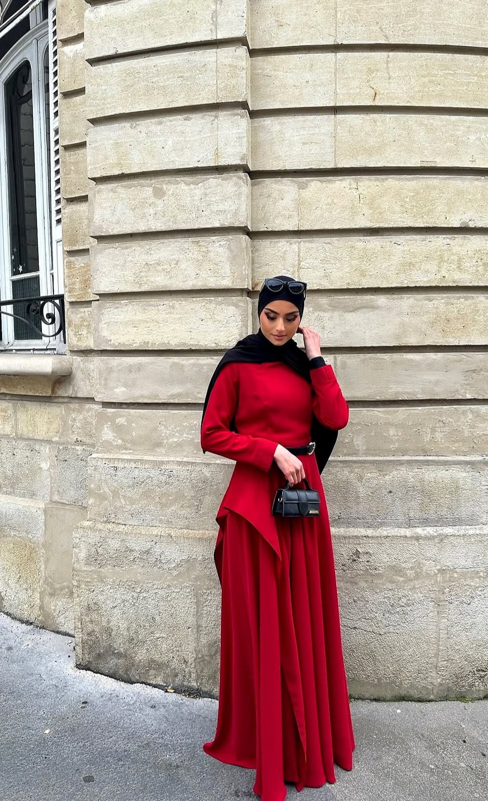 Robe longue rouge – robe élégante | DA DRESSES